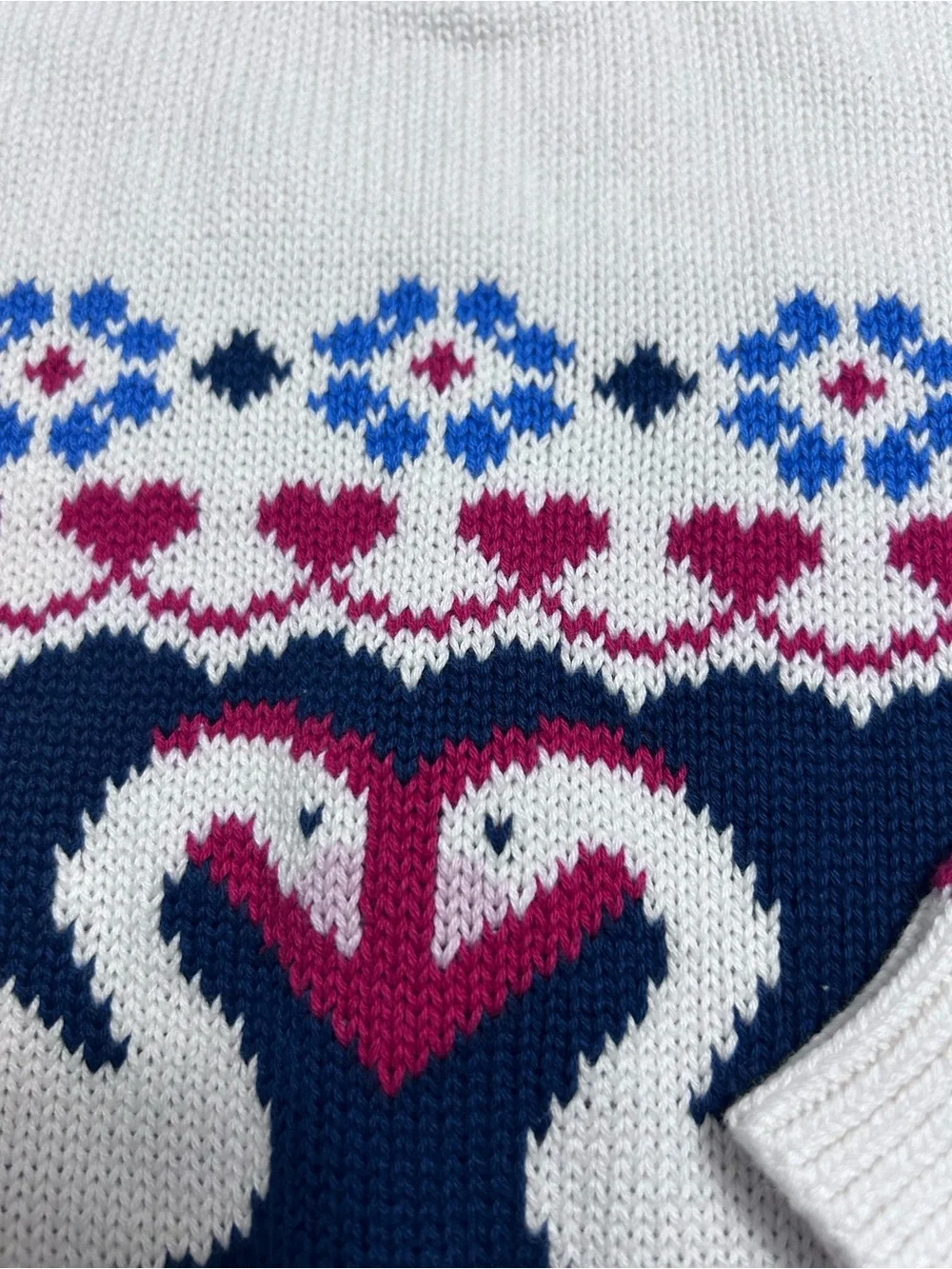 Old Navy White Knit Sweater with Navy Fisherman Style NWT Size 4T